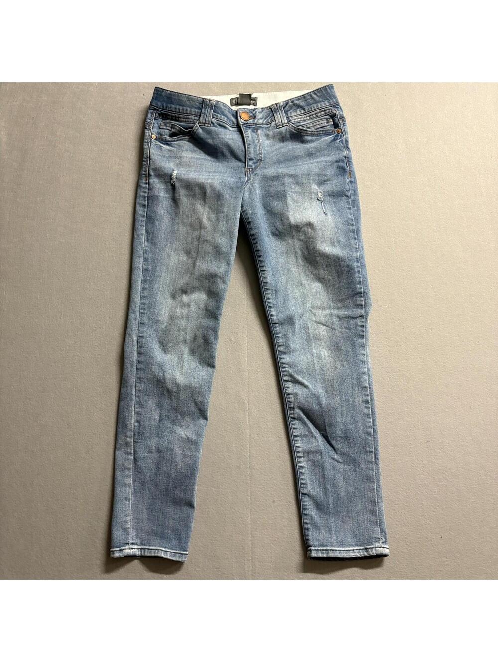 Democracy Ab Technology Jeans Womens 10 Fits Like 32x28 Skinny Stretch Denim